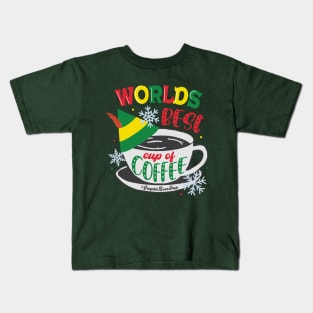 Worlds best Cup of Coffee, Elf Movie © GraphicLoveShop Kids T-Shirt